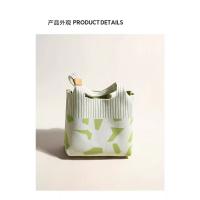 Ari fly nicho de punto bolso diseñador original bolso de hombro bolso de mano portátil nuevo bolso de cubo de las mujeres volando bolso tejido grueso - details 5