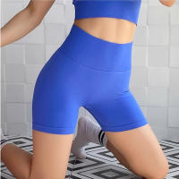 Pantalones cortos de Yoga para mujer, mallas deportivas transpirables, cintura alta, levantamiento de cadera, entrenamiento, gimnasio - details 3