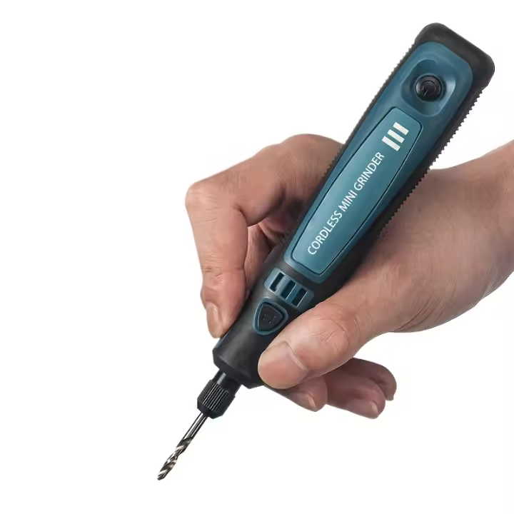 1 juego Torno eléctrico pequeño DIY, herramienta eléctrica manual para el grabado de jade en casa, herramienta de pulido, juego de torno eléctrico recargable por USB, torno eléctrico, torno pequeño eléctrico, herramienta eléctrica - 1