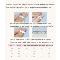 Uñas falsas, conjuntos de uñas portátiles, arte de las uñas - details 8