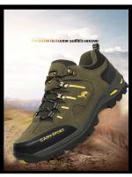 Zapatos de senderismo para hombre, botas de montaña al aire libre, zapatillas de suela gruesa, zapatos de Trekking con cordones a la moda - details 1