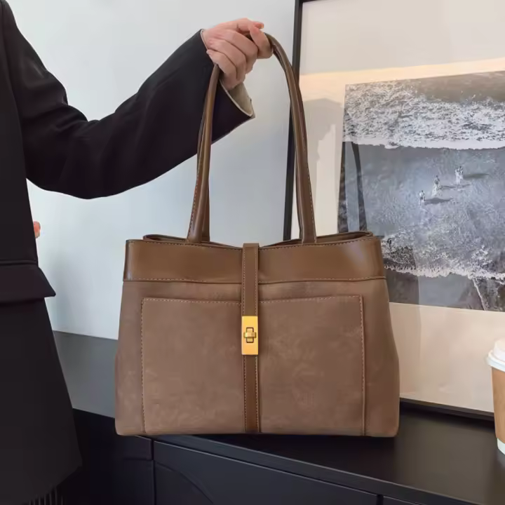 Bolso de viaje de gran capacidad para mujer 2025 nuevo bolso de mano portátil de moda bolso de hombro versátil - 1