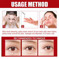Ácido hialurónico suero para ojos removedor de partículas de grasa ácido hialurónico cuidado de la piel bolsas para ojos crema hidratante ojeras cuidado coreano - details 4
