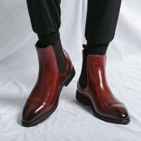 2025 nuevo vestido de negocios Oxford moda Formal cuatro estaciones hombres Botines de cuero genuino zapatos - details 11