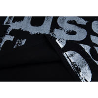 Camiseta Deportiva de Algodón Puro para Hombres Cuello Redondo, Estampado Delantero, Estilo Básico Casual, Artículo de Zapatillas y Ropa Deportiva - details 9