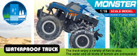 Threeking Rc truck toys for kids ages 6+
