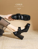 Zapatos Mary Jane de tacón alto con punta cuadrada, hebilla y tacón grueso. - details 3