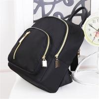 Bolso de hombro multifunción para niña, Mini mochila Oxford, color negro, para viaje - details 7