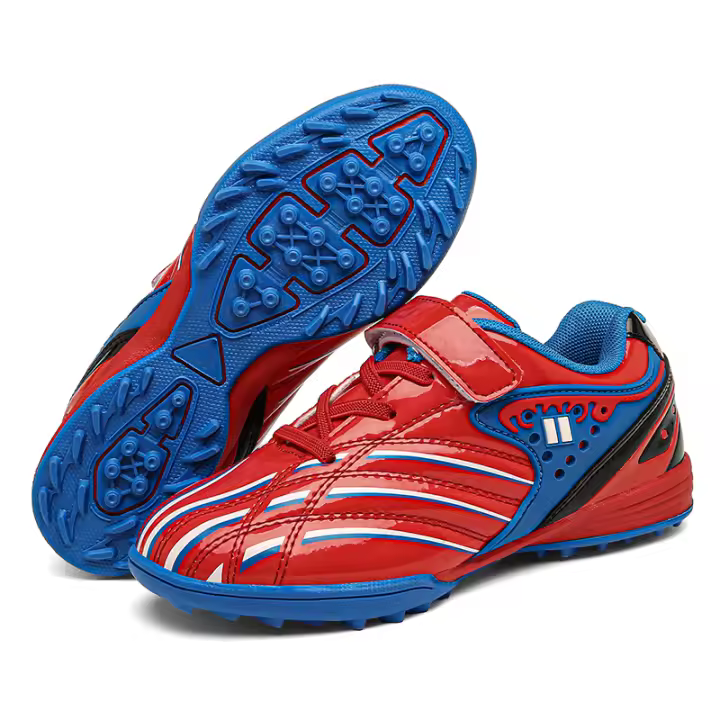 Zapatos de fútbol de césped para niños y niñas, tacos de fútbol para interiores y exteriores, zapatos de fútbol para jóvenes - 1