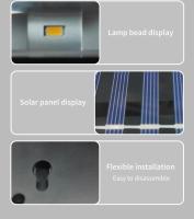 Lámpara Solar de pared para exteriores, luz LED para arandela de pared, impermeable, iluminación luminosa hacia arriba y hacia abajo, decoración de paisaje de calle de jardín - details 2