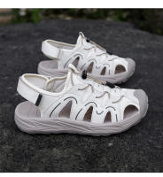 Sandalias de Cuero de Vaca Casuales de Gran Tamaño Zapatos de Playa de Verano para Hombres - details 22