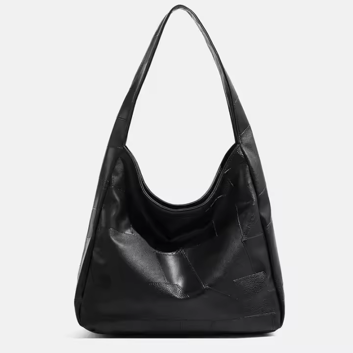 Bolso de Hombro Único de Lujo Leten Patrón Paisley Lining de Cuero Exterior PVC/Vinilo - 1