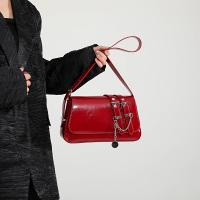 Bolso Cruzado Retro de Cadena Monedero de Antiguo Estilo para Mujeres con Múltiples Compartimentos, Cierre Magnético, Forro de Poliéster, Bolso Cruzado Casual Negro/Marrón/Blanco/Rojo/Café - details 13