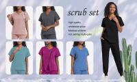 Uniforme clínico, traje exfoliante de moda, uniforme de Hospital, Joggers, ropa médica, uniforme de médico para enfermería, conjunto de exfoliantes para mujer - details 9