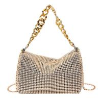 Bolso de noche con diamantes brillantes para mujer, bolsa de lujo con diamantes de imitación para banquete, con cadena de Metal, a la moda, 2024 - details 0