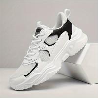 Zapatillas de Malla Transpirable para Hombres Zapatillas Casuales Blancas y Azules con Suela EVA - details 1