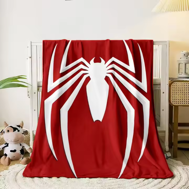 Manta Spider Man - Manta ligera de franela para sofás, viajes, camping, salas de estar, oficinas, sillas y camas - 1