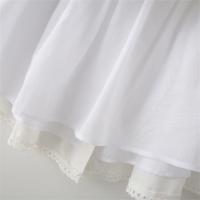 PB & ZA 2025, vestido con tirantes de color sólido con dobladillo plisado ancho, Falda corta, novedad de verano, vestido blanco pequeño para mujer - details 10