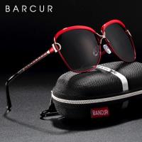 Gafas de Sol Polarizadas para Mujeres Lente de Gradiente Oculos de Sol Cuadrados de Marca de Lujo - details 0