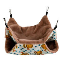 Hamaca colgante para jaula de mascotas, saco de siesta, cama para ardilla, hámster, jugando a dormir - details 4