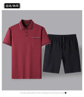 Conjunto de polo y pantalón corto adelgazante para hombre - details 7