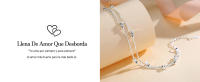 Elegante Pulsera de Plata 925 con Pequeñas Estrellas y Perlas Regalo Perfecto para San Valentín o Día de la Madre - details 3