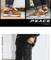 Nueva plataforma antideslizante y resistente al desgaste, zapatos deportivos versátiles de moda casual para hombres. - details 13
