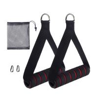 Mangos de gimnasio de Metal con anillo en D, mango de máquina de Cable resistente para entrenamiento con gancho para bandas de resistencia para el hogar, accesorios de Fitness - details 0