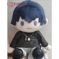 Evelyn (muñeca) ropa de juguete de peluche de 40cm, camiseta negra, pantalones, collar, Clip para la oreja, decoración, regalo, ropa de amor y espacio profundo - details 4