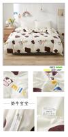 Juego de Ropa de Cama de Lujo con Funda de Edredón de Dibujos Animados Lindos para el Hogar Doble Set de Tela para Cama - details 14