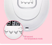 Secador de uñas de 45LED Lámpara LED para curar todo el esmalte de uñas de Gel con pantalla táctil LCD grande Sensor inteligente para salón de manicura de marca Clou Beaute - details 8