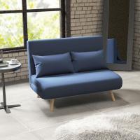 Sofá Cama Individual Sillón Cama Plegable Tapizado en Lino con Respaldo Ajustable en 5 Posiciones y Almohada Sofá Cama Pequeño para Salón 72x75x85 cm - details 10