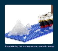 Pequeñas partículas de bloques de construcción juguetes de montaje rompecabezas crucero bloque de construcción kit de modelo de regalo de cumpleaños Titanic - details 6