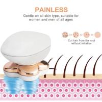Depiladora eléctrica indolora para mujeres, máquina de afeitar femenina para piernas, cuerpo, labios, mejillas y barbilla - details 2