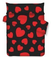 Funda de cama nórdica 90 cm. Tema de amor. Juego completo para oso Microfibra muy suave y transpirable - Funda de edredón Fácil lavado a máquina - details 2