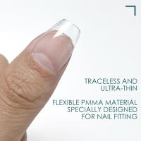 120pcs Uñas Postizas De Gel Suave Super Cortas XXS Cubiertas Almendradas Para Pequeños Espacios De Uñas Press on Falsas Uñas - details 6