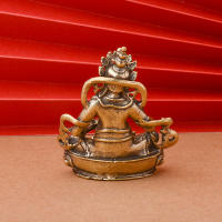 Latón amarillo Dios de la riqueza Buda Oficina Sala de estar Artesanía de cobre Adorno para el hogar Oferta de regalo de apertura - details 3
