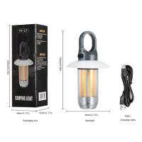 2PCS Linterna de Camping, linterna de doble luz blanca cálida, 5 modos, luz LED para acampar, linterna portátil para exteriores, luz para tienda de campaña para escalar y hacer senderismo - details 12
