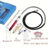 Amoladora de aire de alta velocidad DZT, lijadora neumática de acero, gránulos de bicarbonato de sodio, modo de alimentación sin carga, para pulir/grabar/moler/cortar, con estuche de almacenamiento - details 2