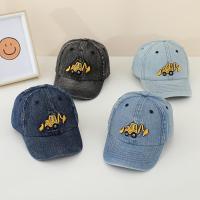Gorras de Béisbol con bordado de excavadora Linda para Niño y Niña, Gorras de Sombrero de Vaquero Vintage lavadas de Algodón ajustables para niños - details 2