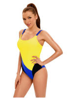 Bañador deportivo de retazos de una pieza para mujer, Monokini con Control de barriga, trajes de baño brasileños, ropa de playa - details 8