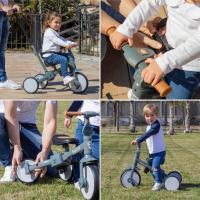Bebé 5 en 1 Interbaby. |   Bicicleta Niños Desde 1 Año hasta 5 años |   De triciclo a bicicleta con o sin pedales |   Adaptable y transformable |   Verde - details 3