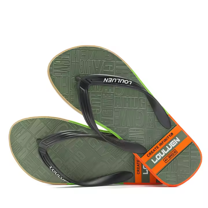 Nuevas chanclas de verano para hombre, versión coreana, informales, geniales zapatillas para hombre, zapatillas antideslizantes para exteriores para hombre - 1