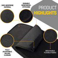 Cinturón Entrenador de Sudor Ajustable Para Cintura, Soporte de Espalda - details 10