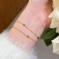Pulsera de Circonio Brillante de Oro 18k Diseño Exquisito de Corea Regalo Plateado de Ley 925 para Mujer y Niña - details 1