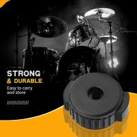 Tuercas de platillo de plástico de 6 piezas, tuerca de platillo de ajuste rápido para kit de batería de percusión, piezas de repuesto de percusión - details 4