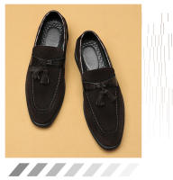 Zapatos de cuero de los hombres de la nueva moda de negocios puntiagudos zapatos de los hombres británico Su Liu versátil casual un pedal - details 6