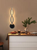 Lámpara LED de pared moderna para dormitorio, iluminación de pasillo interior, decoración de noche, AC85-265V, 24W - details 2