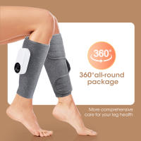 Masajeador de piernas y pantorrillas, máquina de presoterapia por presión de aire, dispositivo de compresa caliente, relajación muscular, promueve la circulación sanguínea, alivia el dolor - details 6