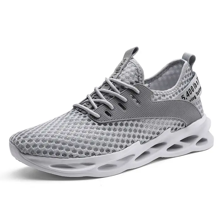 Gran hoja de malla zapatillas deportivas de hombre transpirables zapatos de hombre de verano de gran tamaño de malla zapatos para correr marea - 1